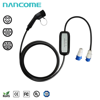 スクリーンなしのポータブルEV充電器