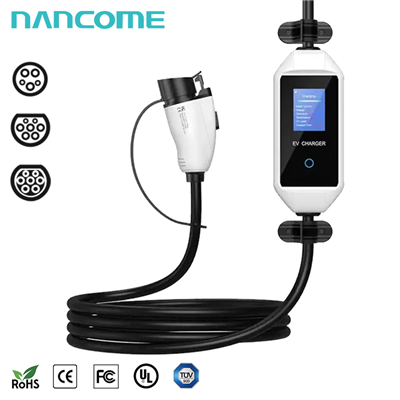 ポータブルLCDスクリーンEV充電器