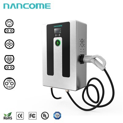 壁掛けEV充電ステーション